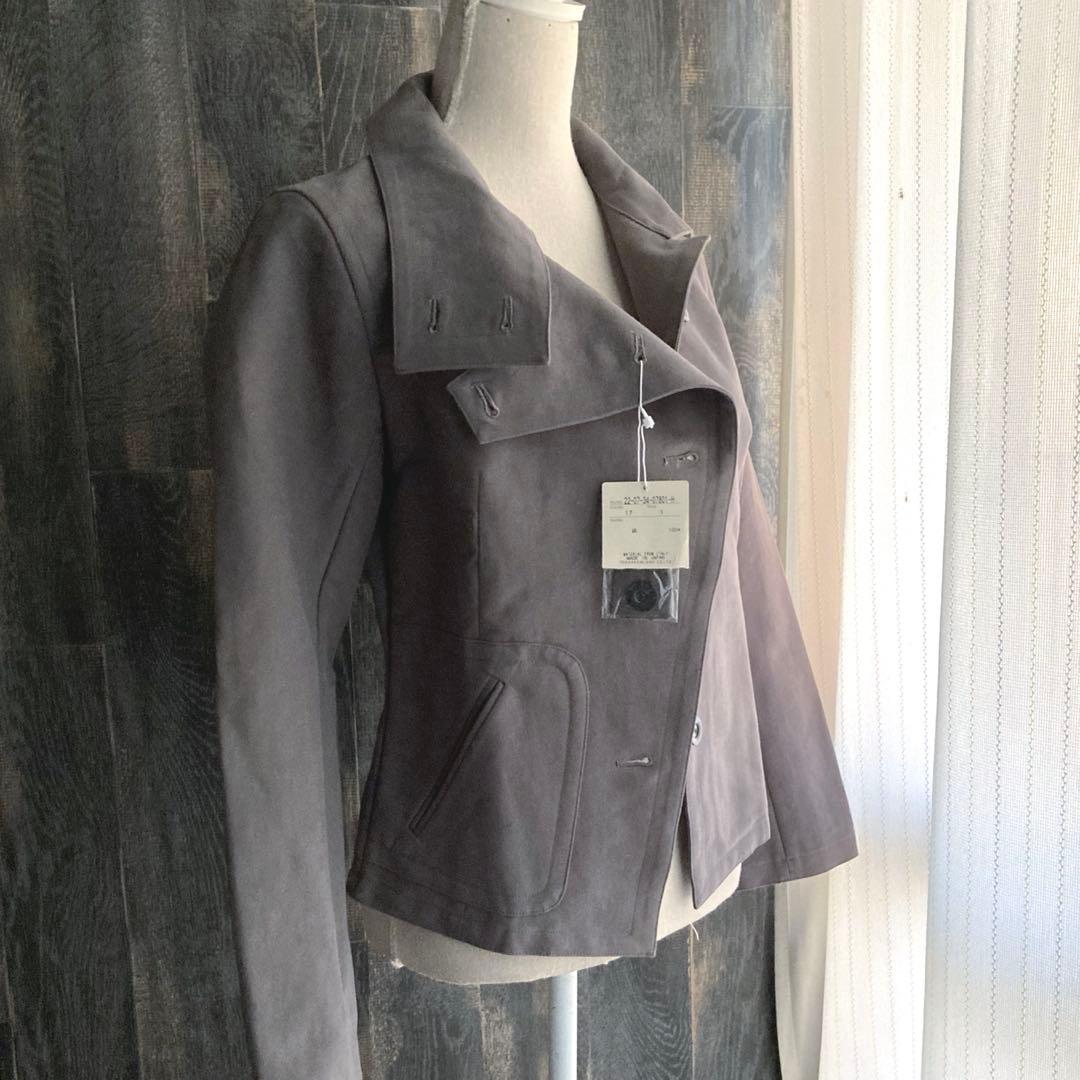 DES PRES 新品未使用 ジャケット コート コットン 厚手 ダークグレー