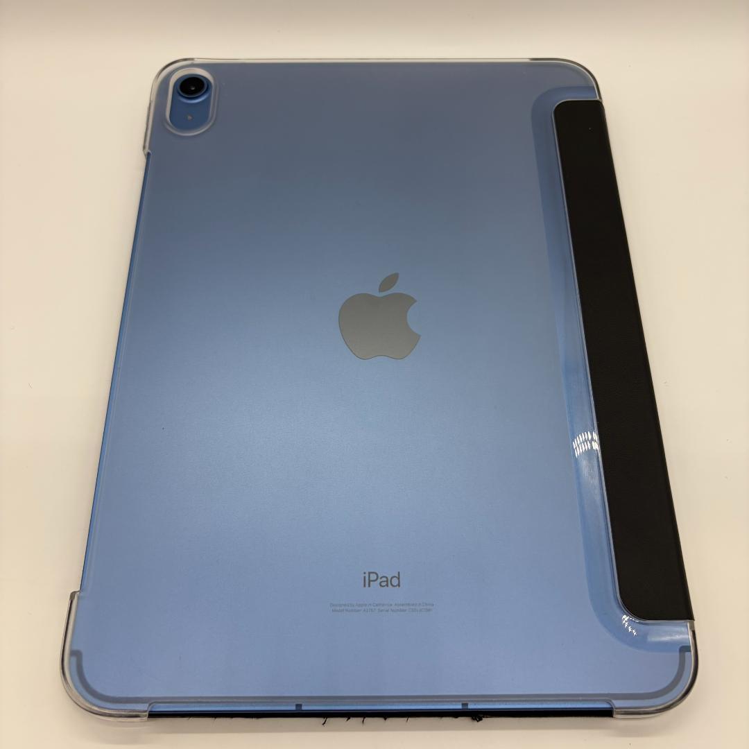 iPad 第10世代 Wi-Fi+Cellular 64GB ブルー ケース付き
