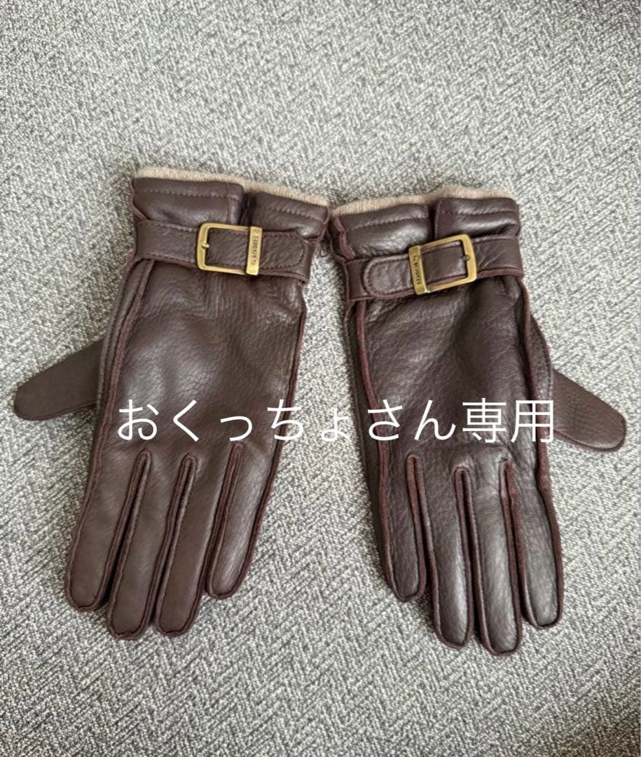 IL BISONTE レザーグローブ 手袋 レディース