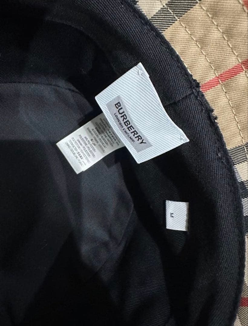 H　BURBERRY バケットハット M