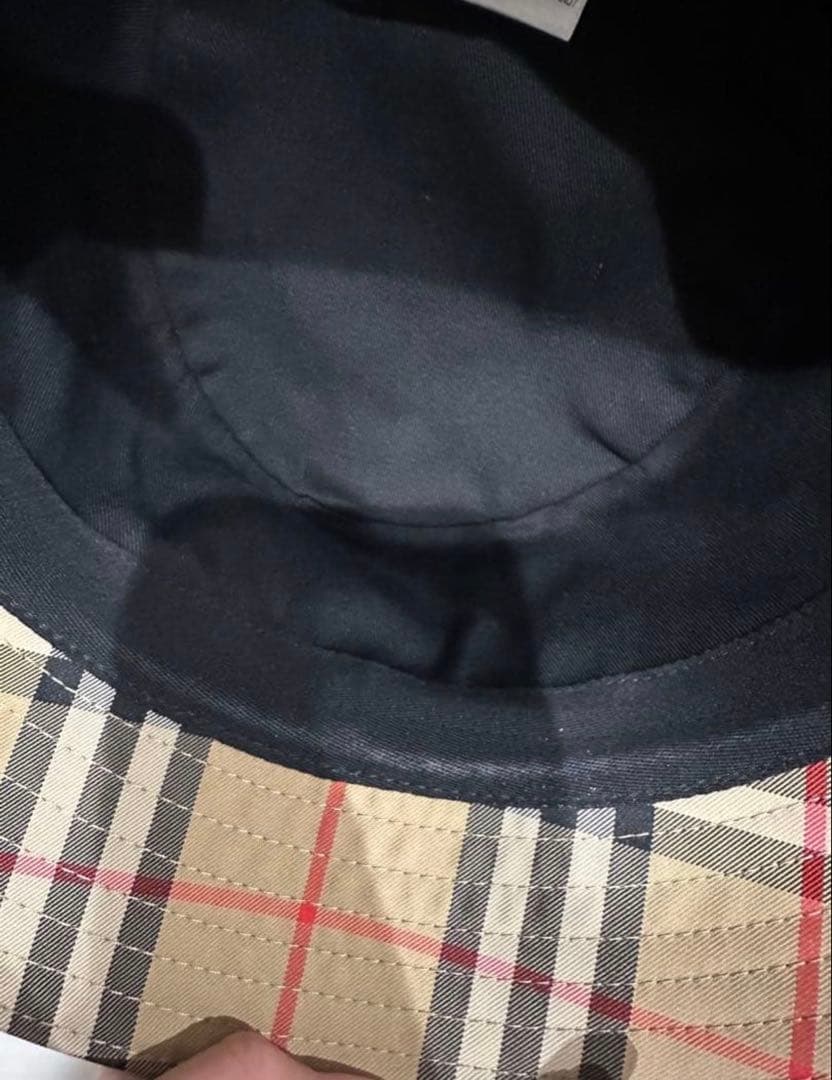 H　BURBERRY バケットハット M