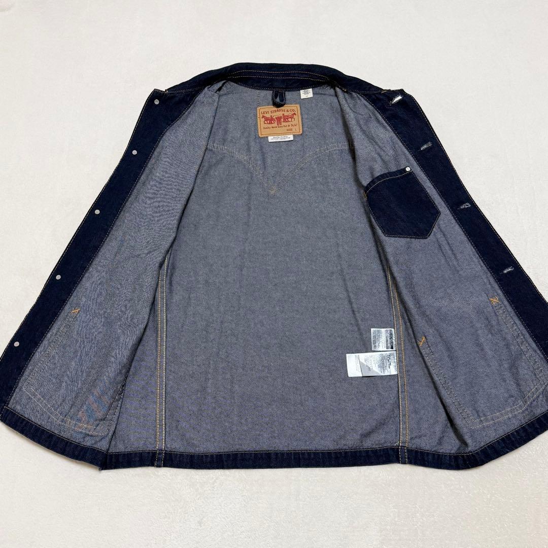 【試着程度】リーバイスプレミアム TYPE1 カバーオール デニムジャケット