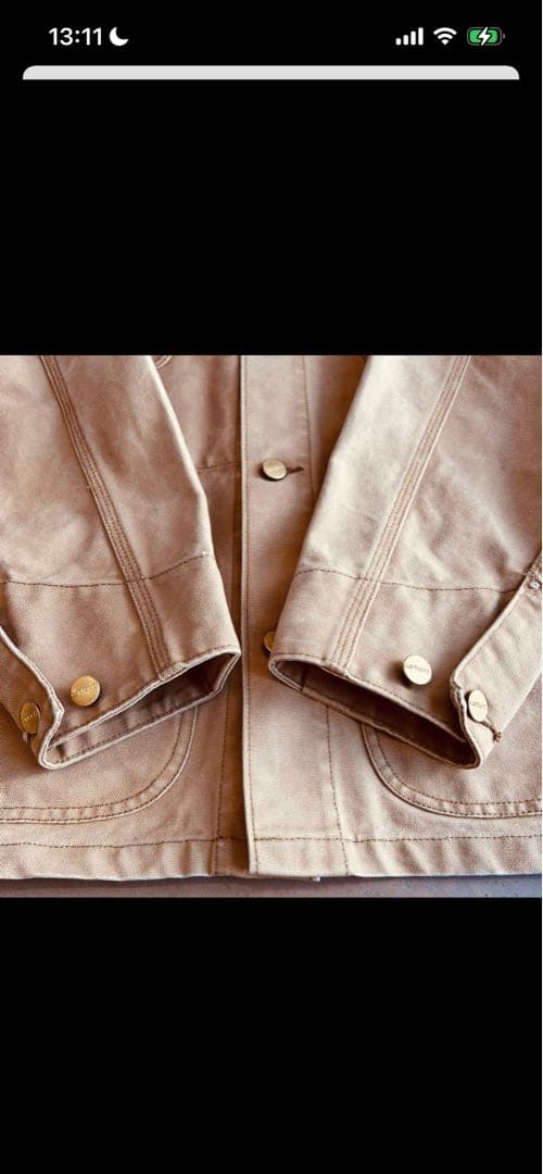 カーハート　チョアコート　裏地無し