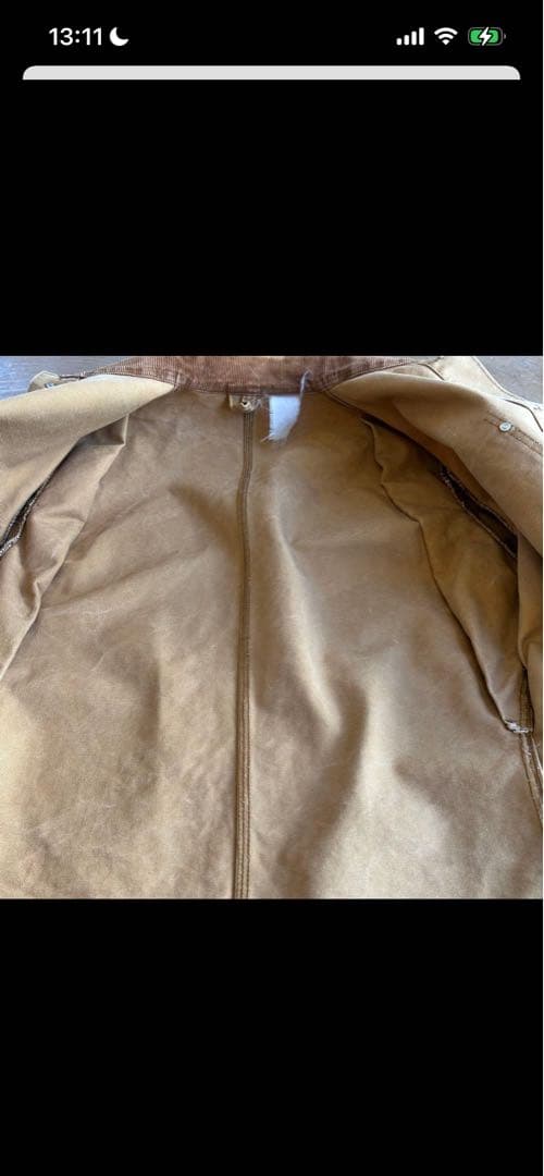 カーハート　チョアコート　裏地無し