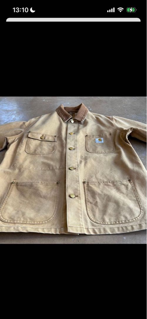 カーハート　チョアコート　裏地無し