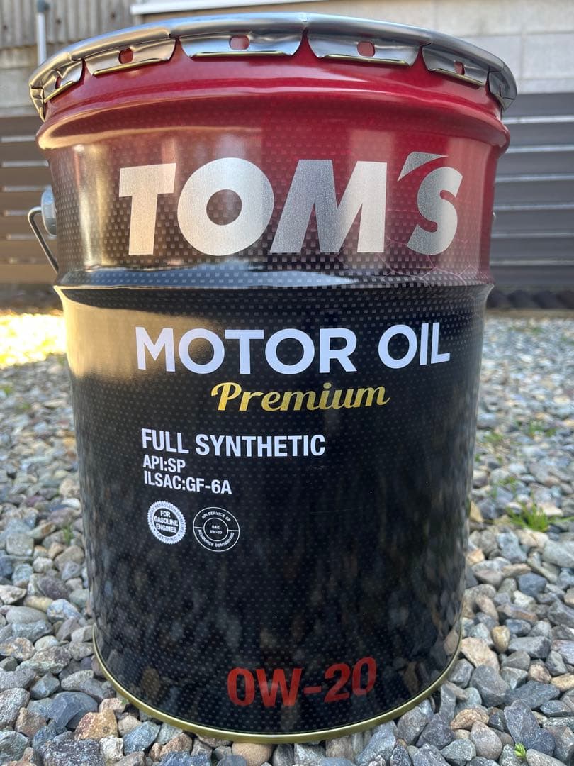TOM'S モーターオイル フルシンセティック 0W-20