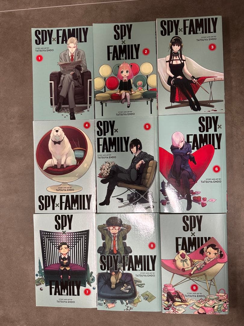 SPY×FAMILY 全9巻セット 英語版 洋書