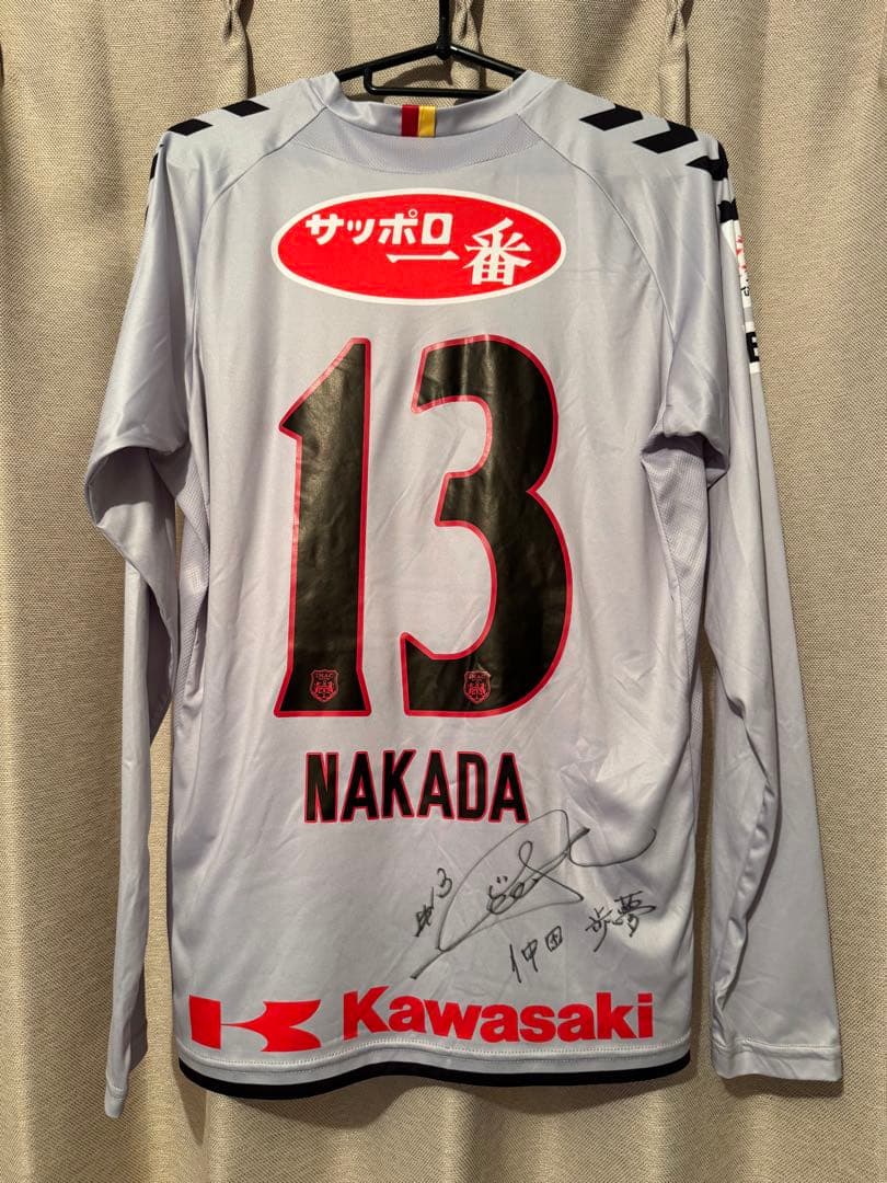 仲田歩夢選手　ユニフォーム　サイン入り　長袖　INAC神戸