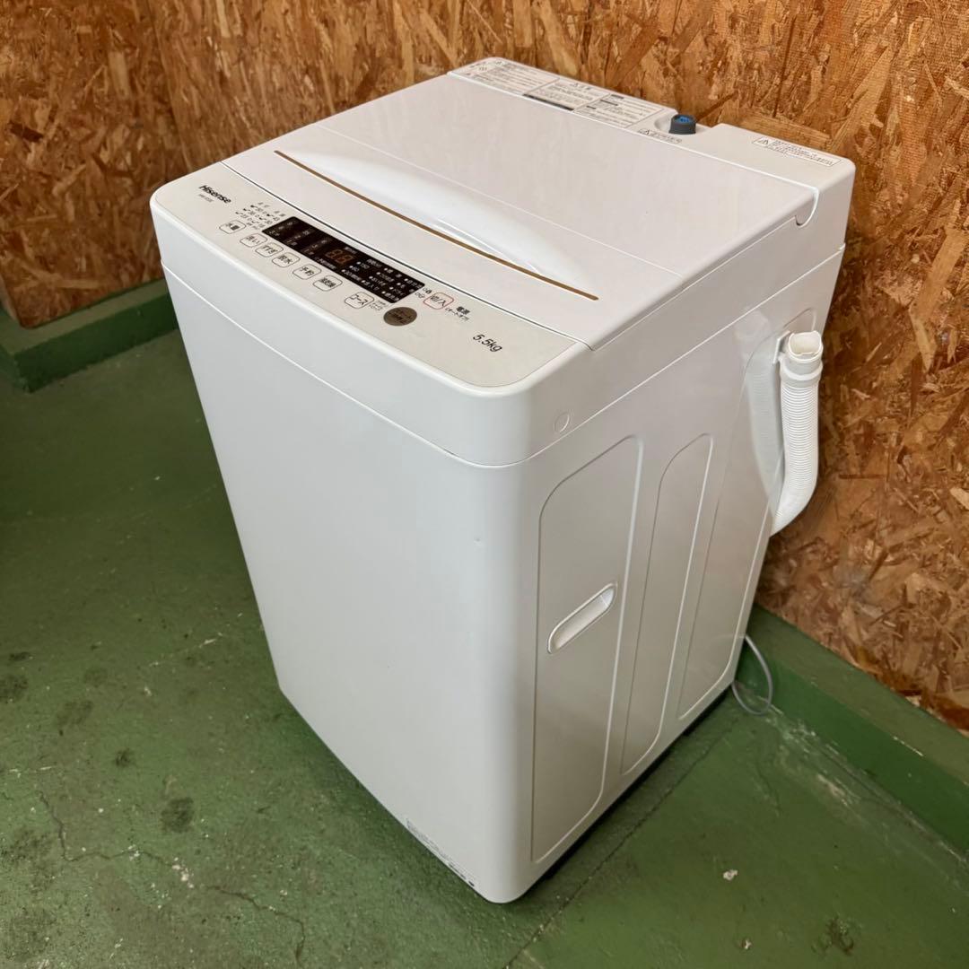 272 送料設置無料　ハイセンス　最新モデル　冷蔵庫　洗濯機　セット