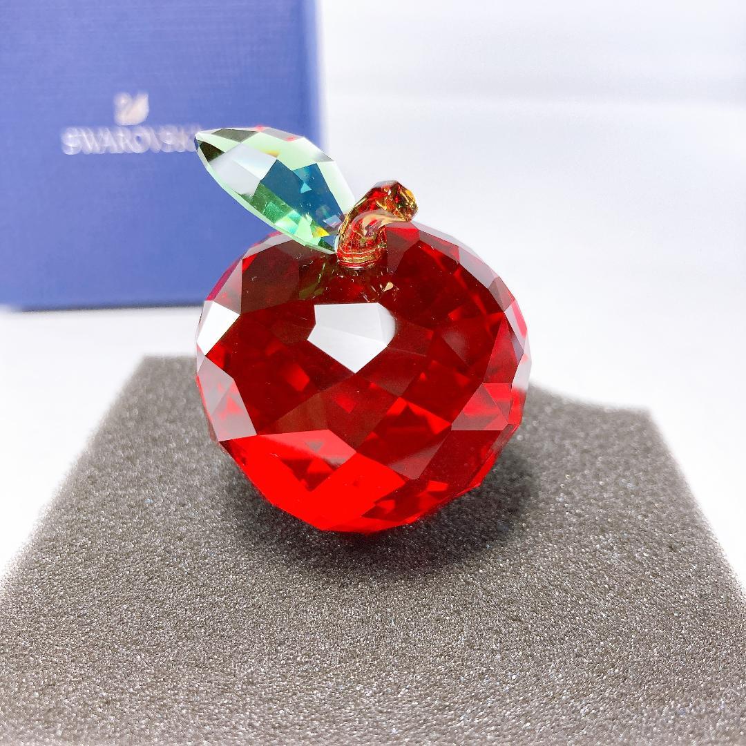 スワロフスキー レッド アップル オブジェ リンゴ りんご　|2099|☆