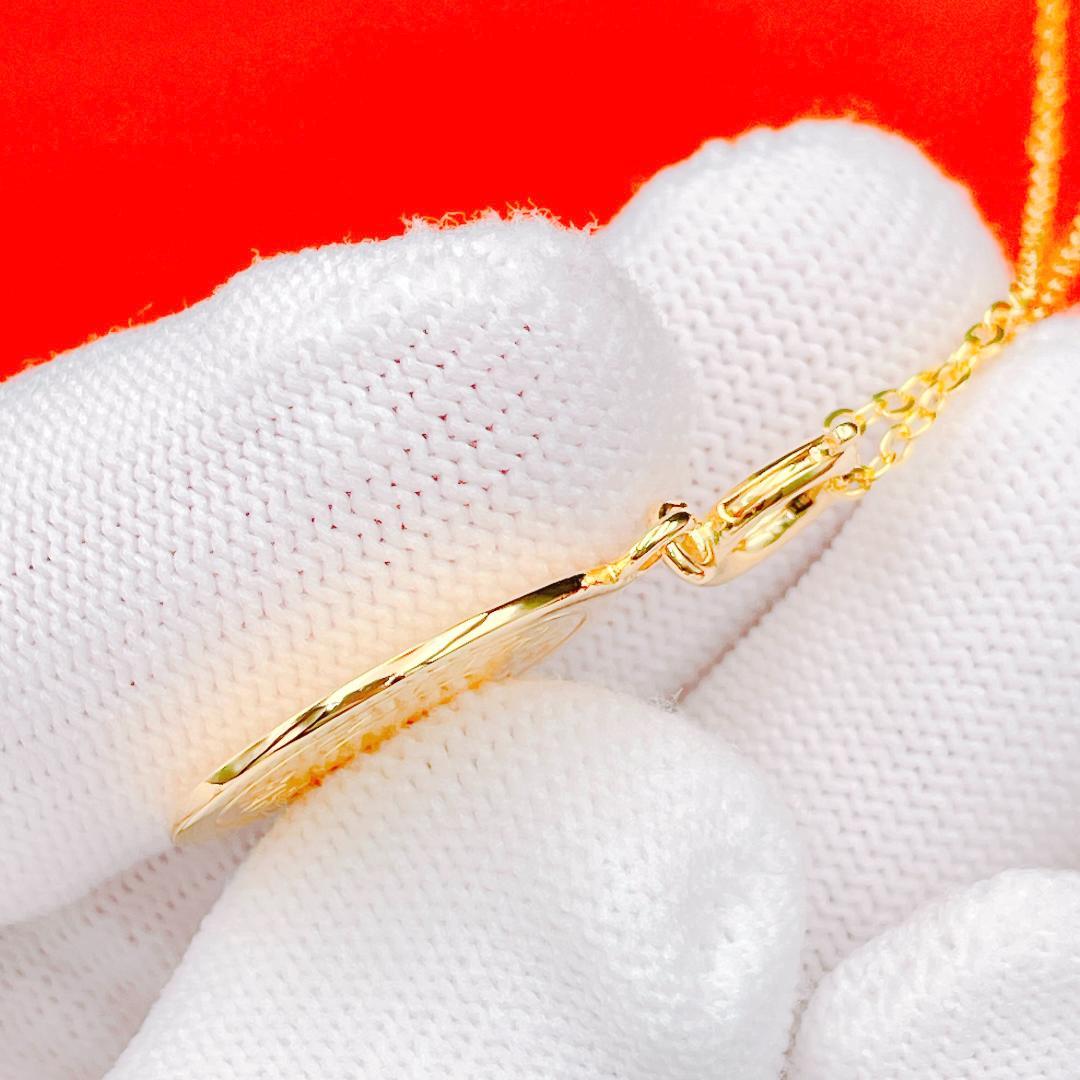 ◇エルメス◇ 新品仕上済 セリエ ネックレス ペンダント 大 ゴールド ブランド