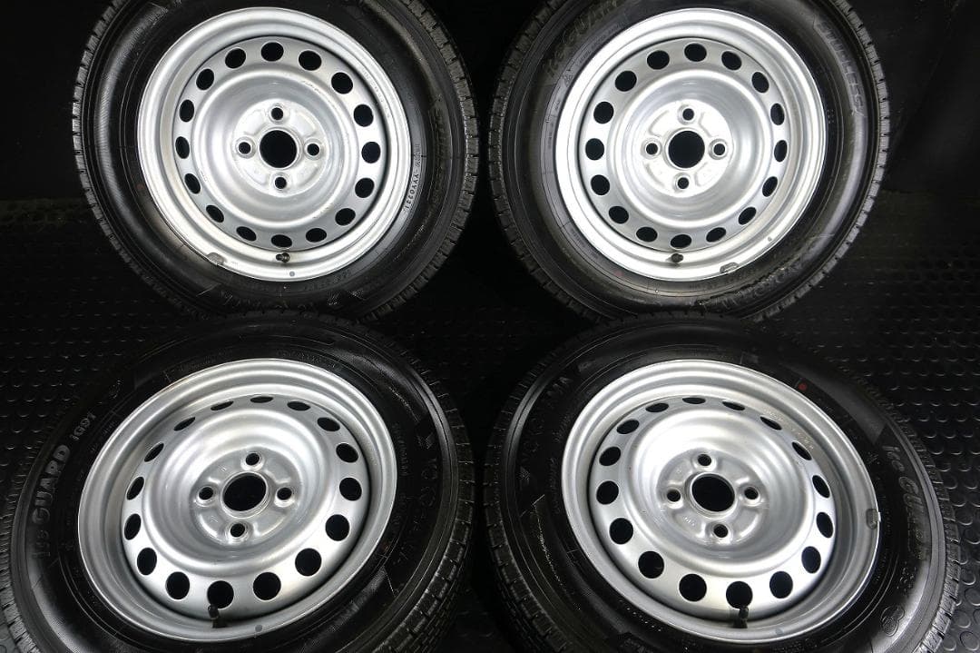 2021年 国産スタッドレス 155/80R14 LT トヨタ純正 プロボックス