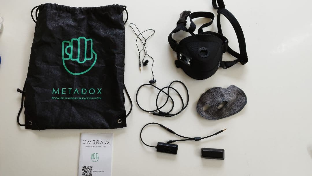 防音マスク OMBRA v2 S/M サイズ 左耳マイク
