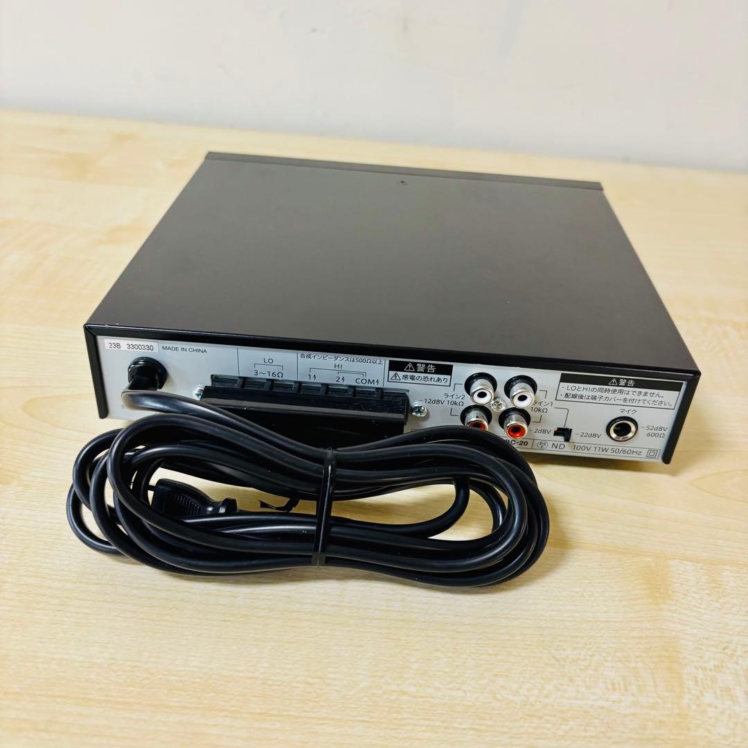 UNI-PEX 卓上型コンパクトアンプ BC-20 送料込み