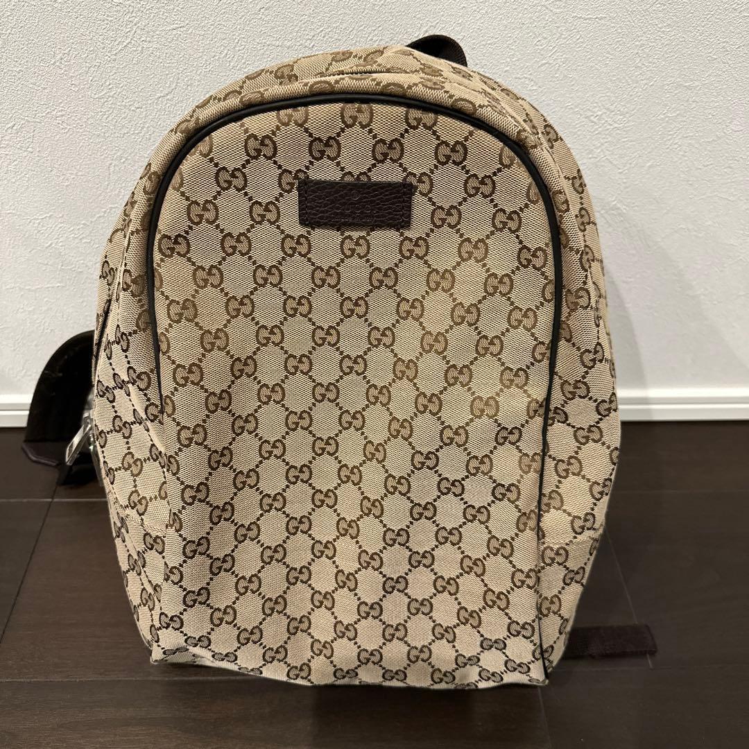 GUCCI GGキャンバス バックパック/リュックサック