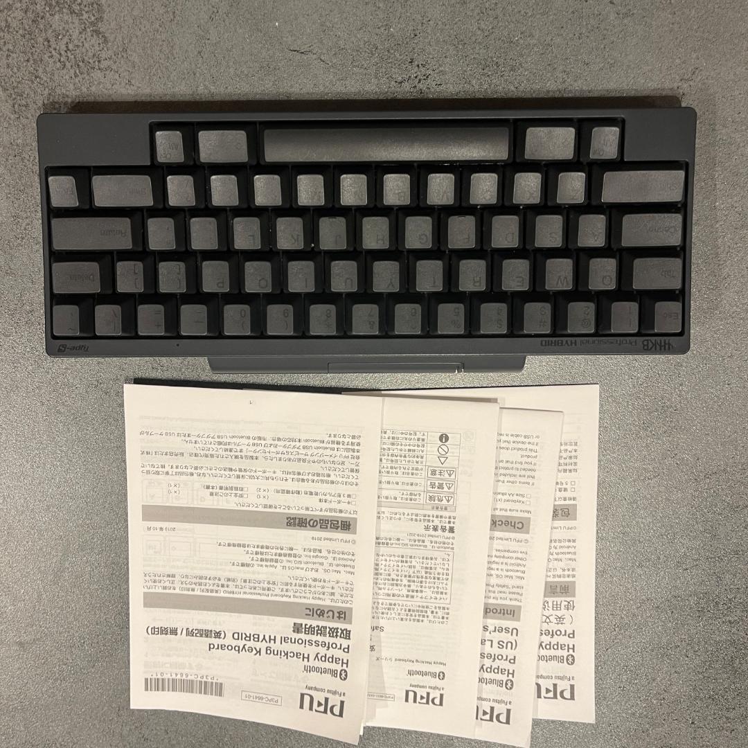 PFU PD-KB800BS﻿ 英語配列 キーボード 墨 黒 箱説付