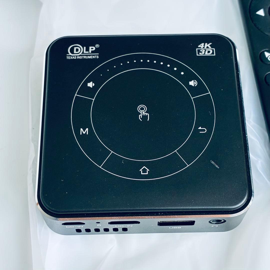 【非売品】CYIN超小型プロジェクター ホームシアター美品 黒Bluetooth