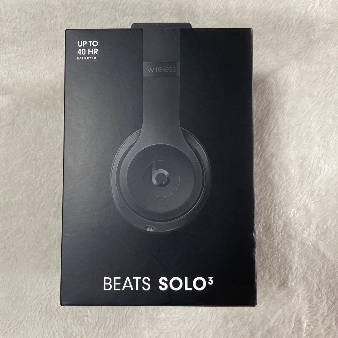 BEATS SOLO3 ビーツ ワイヤレス オンイヤーヘッドフォン ブラック 黒