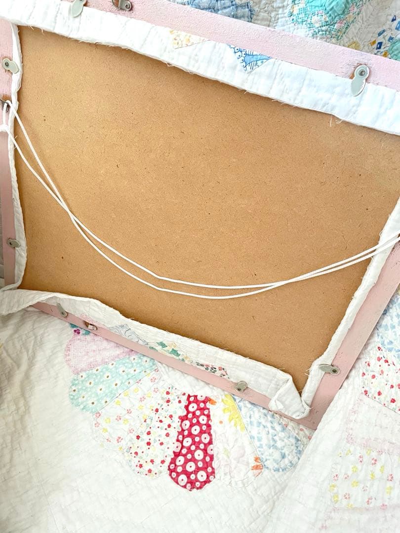 アンティークキルト＆アニマル刺繍フレーム·͜· ♡