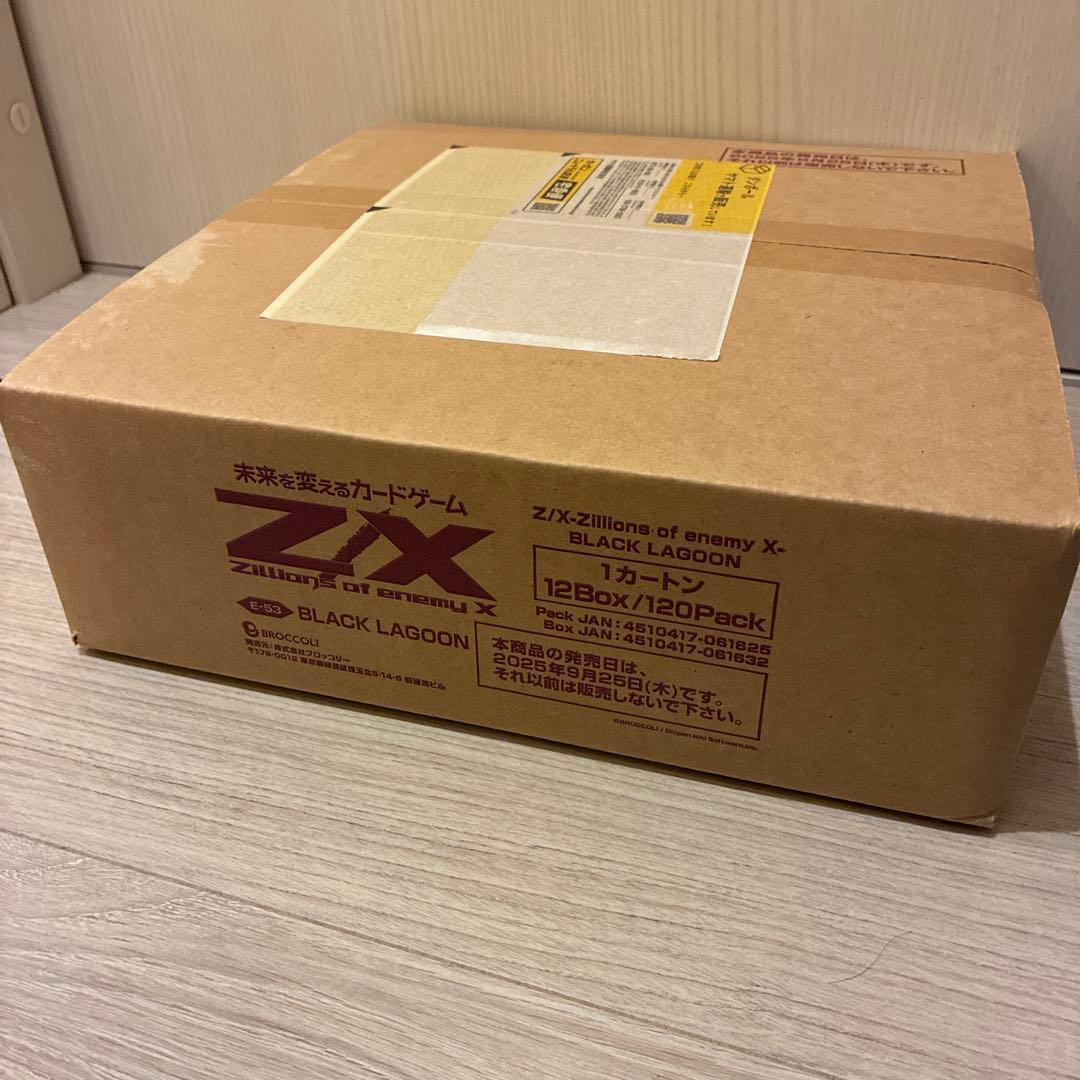 Z/X ゼクス　BLACK LAGOON 12Box 1カートン