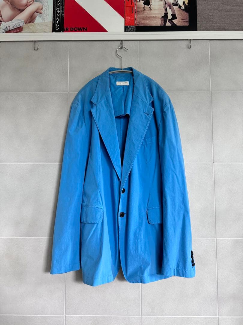 古着　dries van noten ジャケット　水色