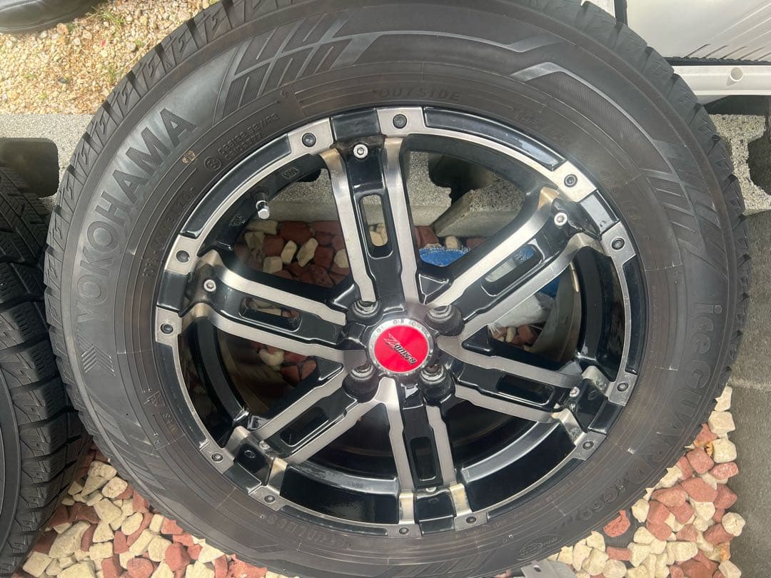 こ*〉様 バリ山　ライズ　ロッキー　16インチ スタッドレスアルミセット　B-M