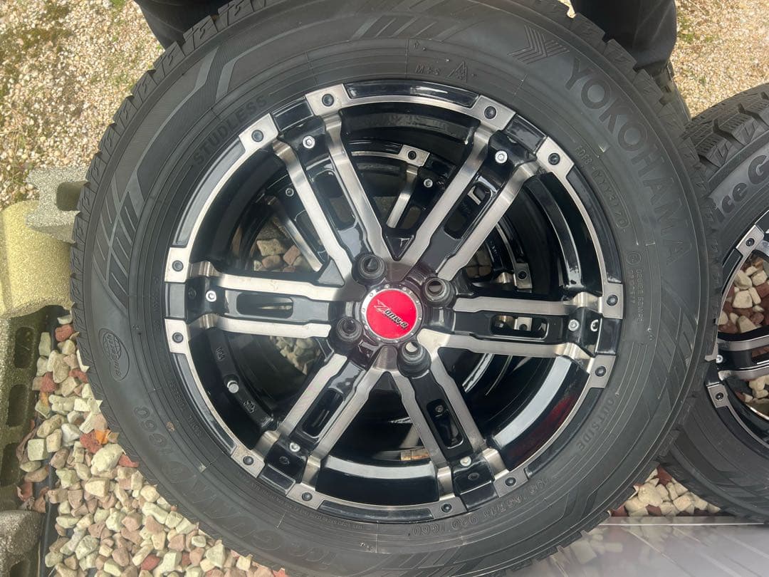 こ*〉様 バリ山　ライズ　ロッキー　16インチ スタッドレスアルミセット　B-M