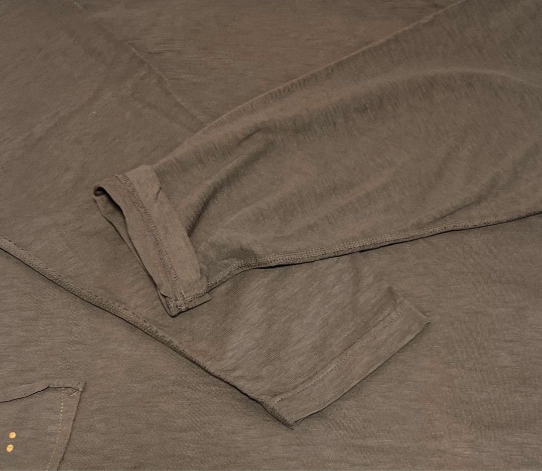 専用です　　　 45R 度詰天竺の908モックネック馬Tシャツ