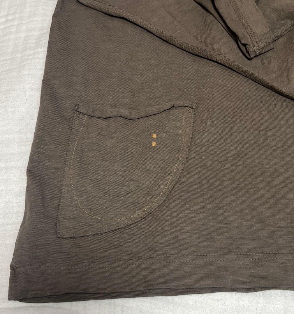 専用です　　　 45R 度詰天竺の908モックネック馬Tシャツ