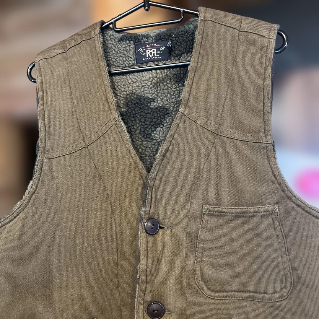 RRL ダブルアールエル　KNIT HUNTING VEST XS