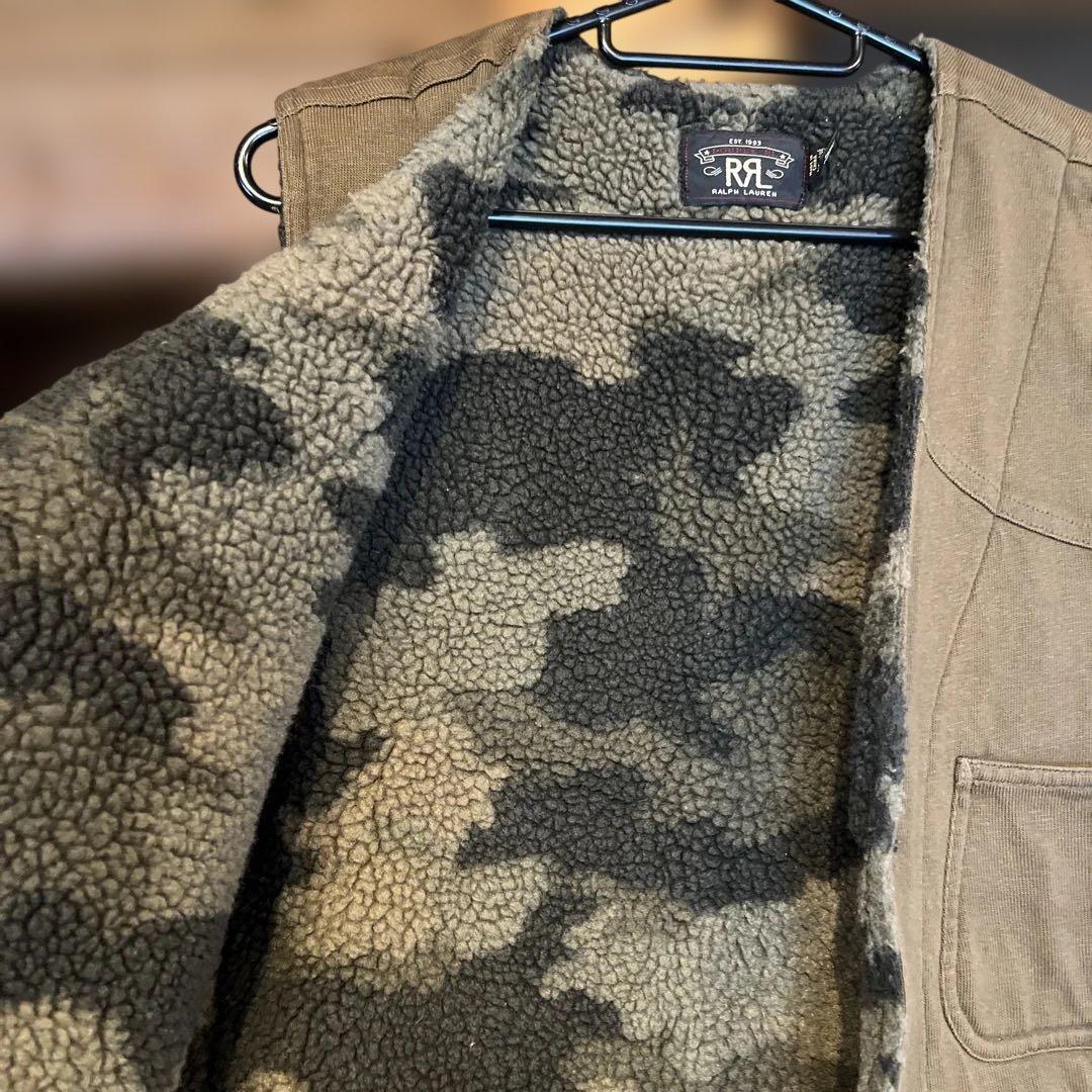 RRL ダブルアールエル　KNIT HUNTING VEST XS
