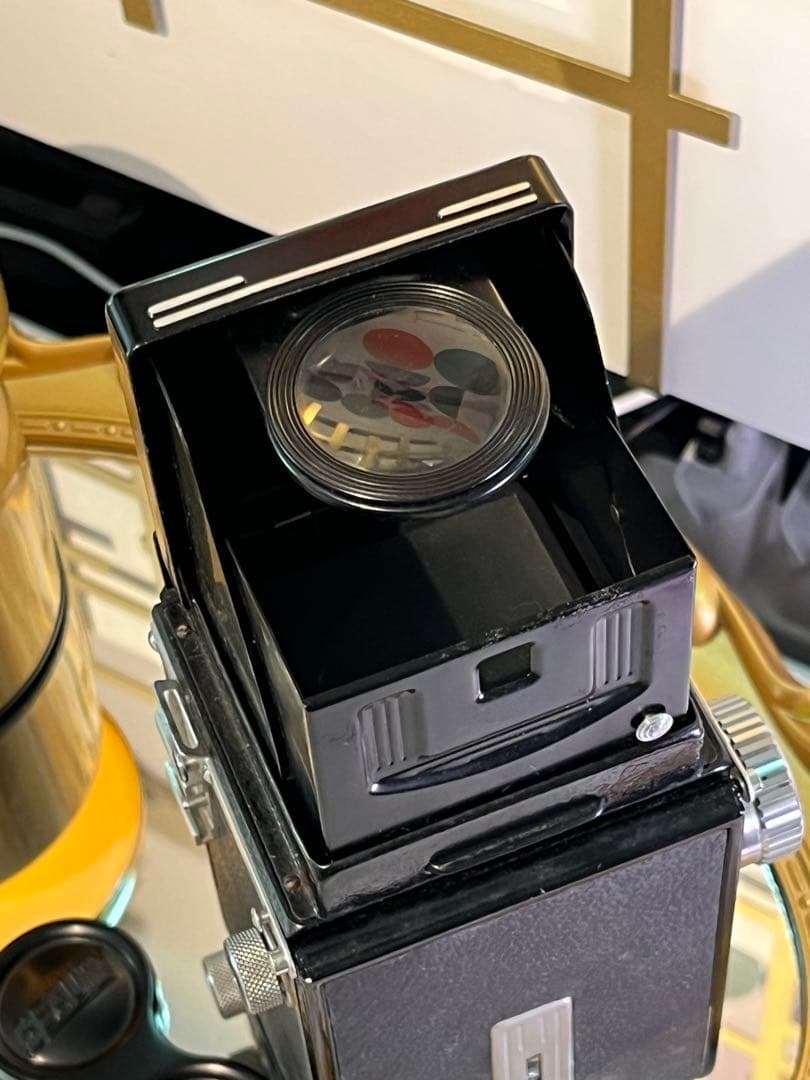 美品☆BEAUTYFLEX 二眼レフ★革ケース外箱付 レトロ装飾美