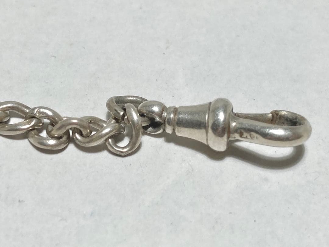 フォグ付純銀製*アルバートチェーン 1893 *スターリングシルバー(925銀)