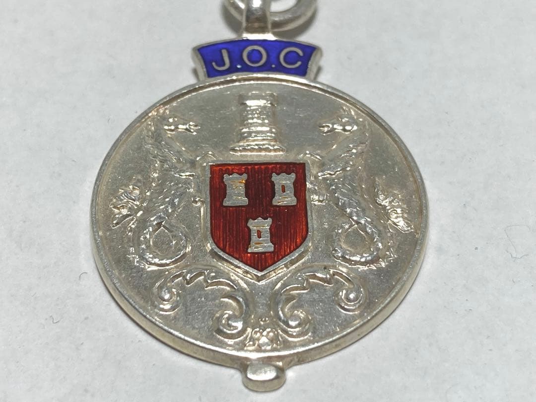 フォグ付純銀製*アルバートチェーン 1893 *スターリングシルバー(925銀)