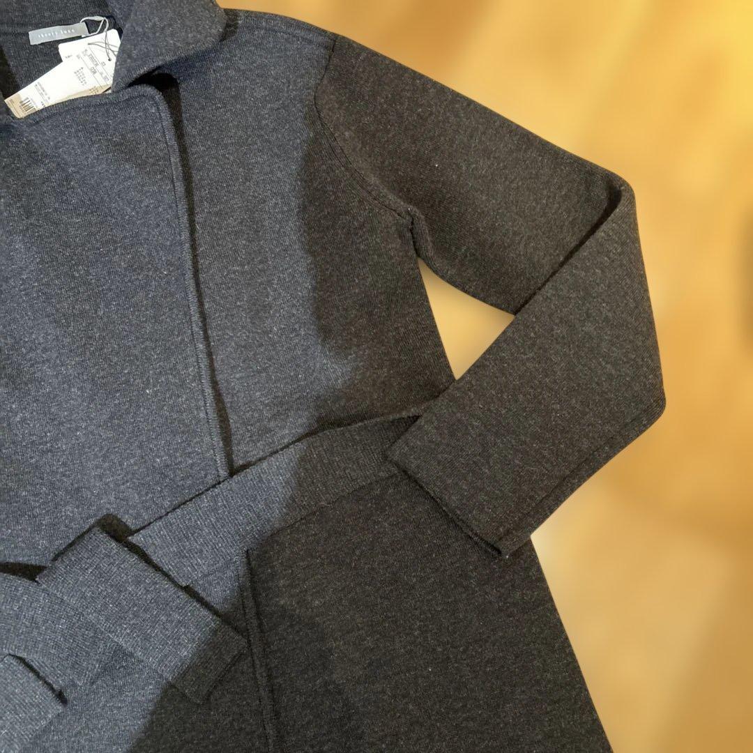 theory luxe ダークグレー ピーコート 38新品タグ付定価￥59400