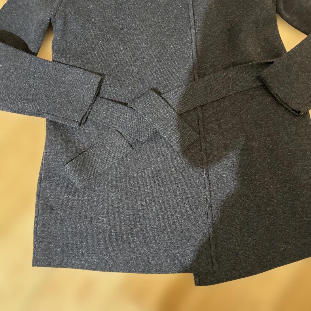 theory luxe ダークグレー ピーコート 38新品タグ付定価￥59400