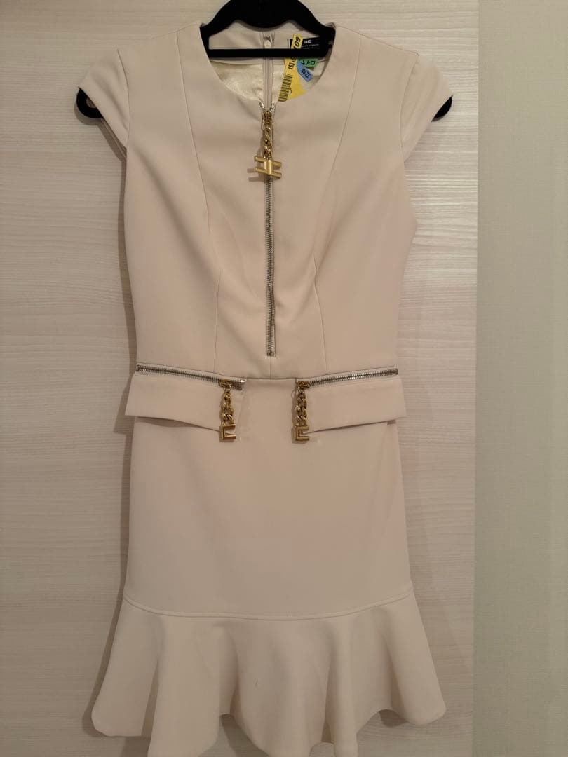 ELISABETTA FRANCHI ノースリーブミニワンピース