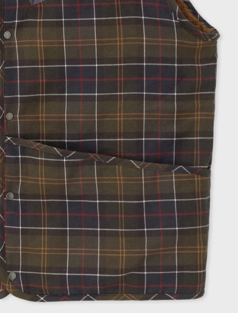 Paul Smith Loves Barbour タータンチェックベスト　36