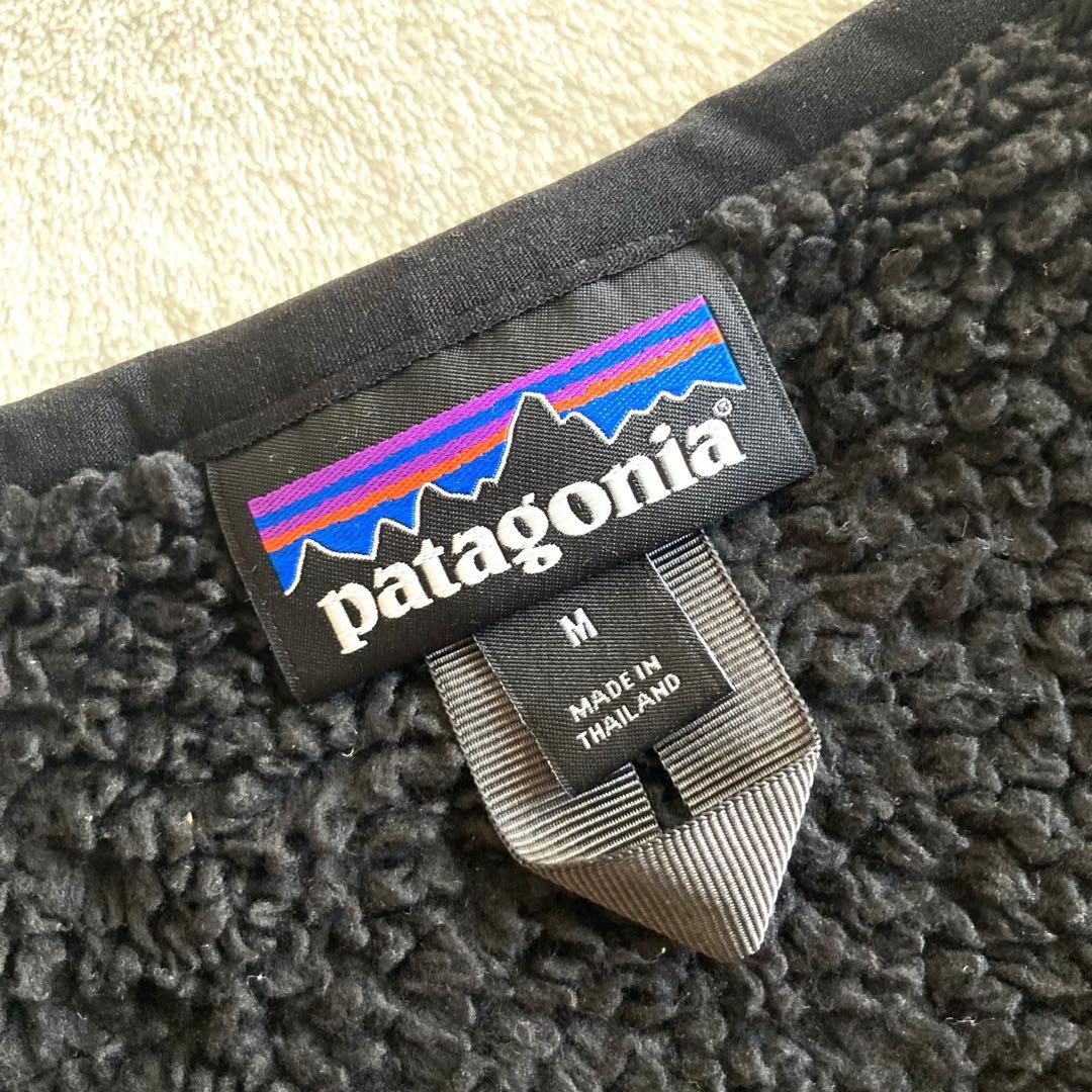 Patagonia ロスガトス ベストフリースベスト ボア 黒　M