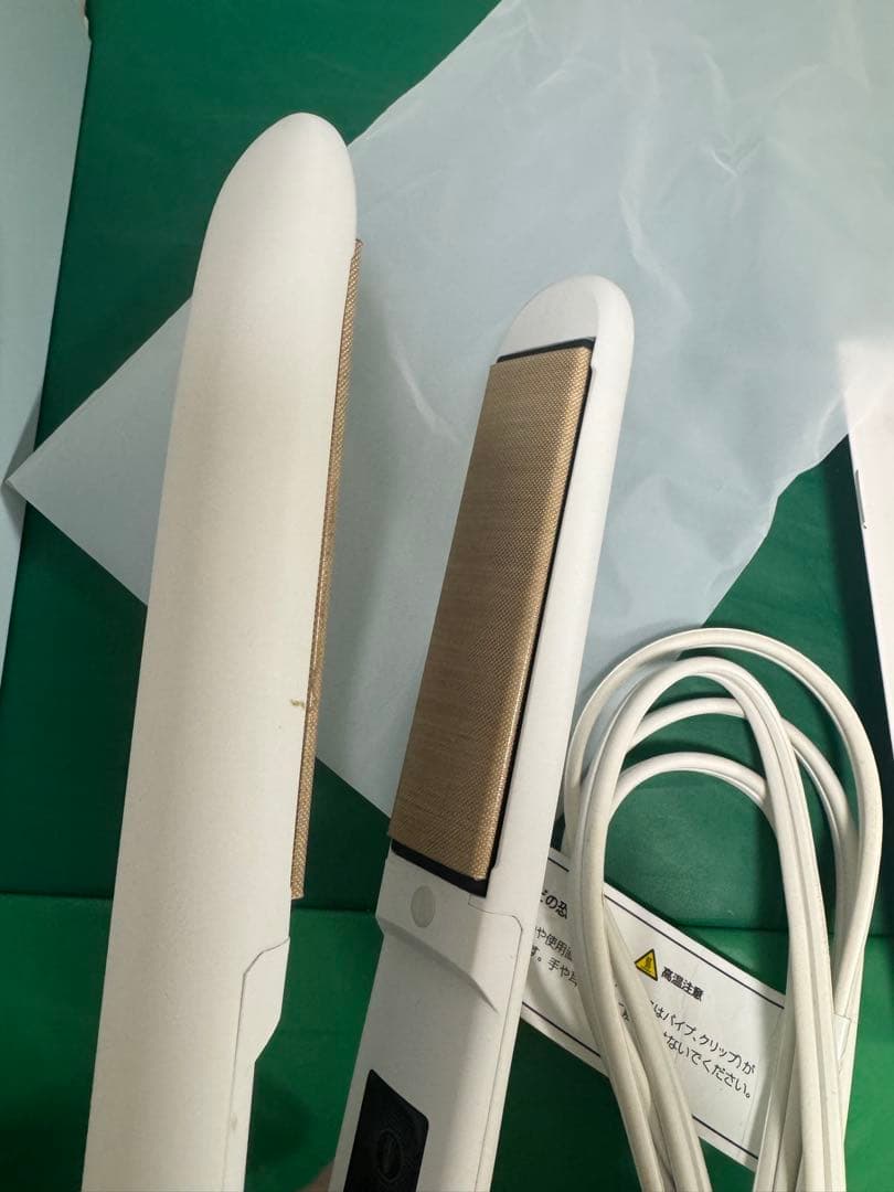 KINUJIO W ストレートヘアアイロン ホワイト