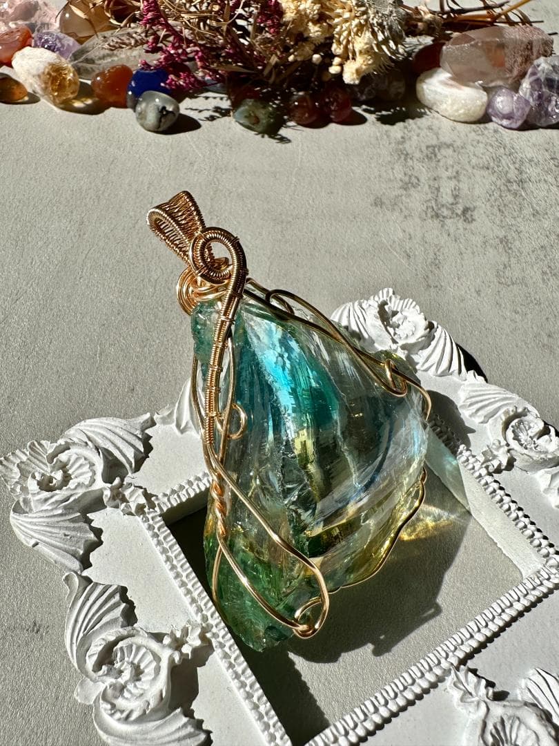 アンダラクリスタル イエロー　グリーン ★A84★