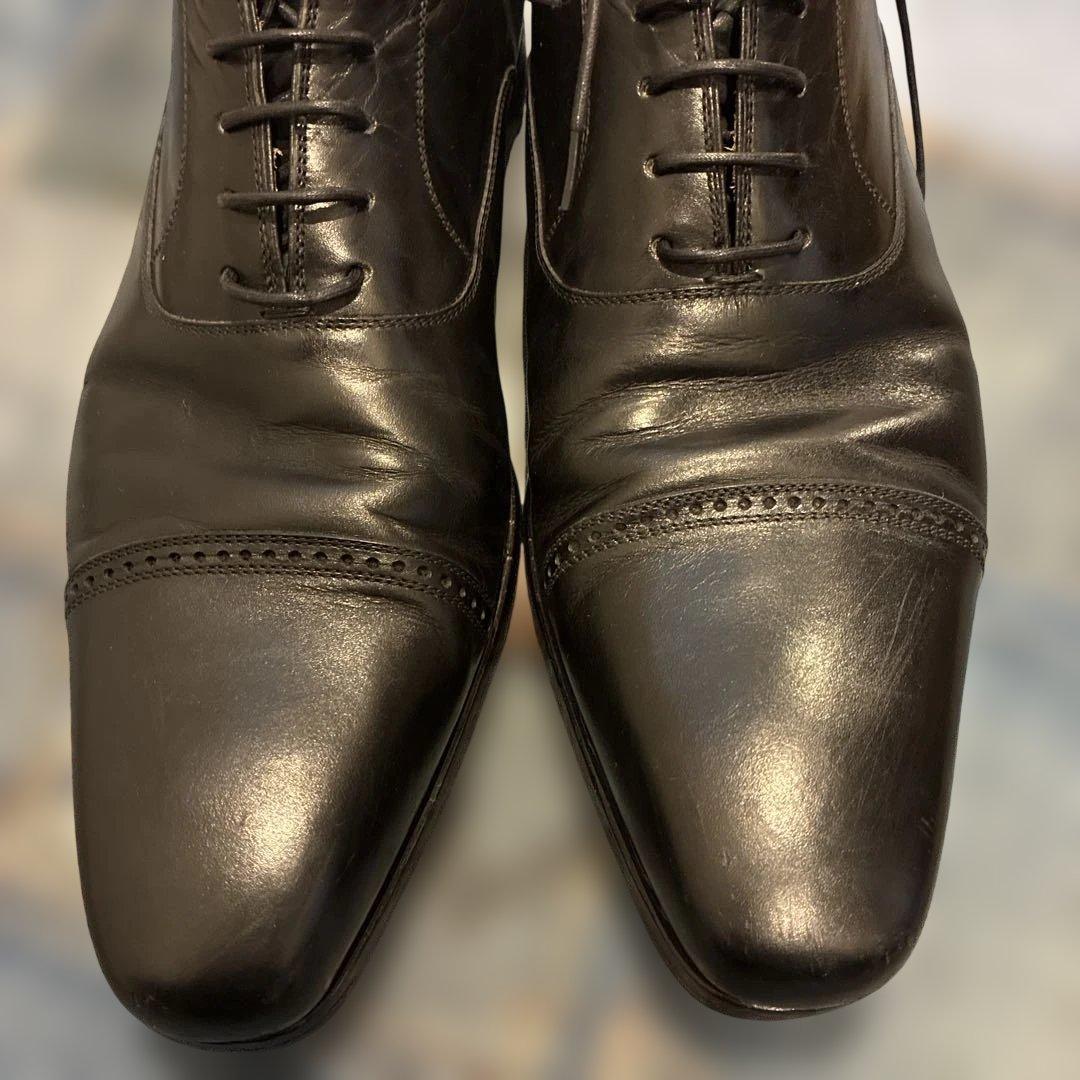 MAGNANNI マグナーニ【27.5】本革 革靴 ストレートチップ ブラック