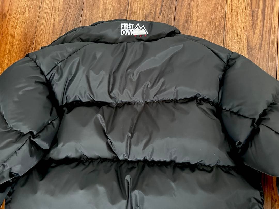 【超美品】FIRST DOWN／ファーストダウン 別注 バブルダウン 黒