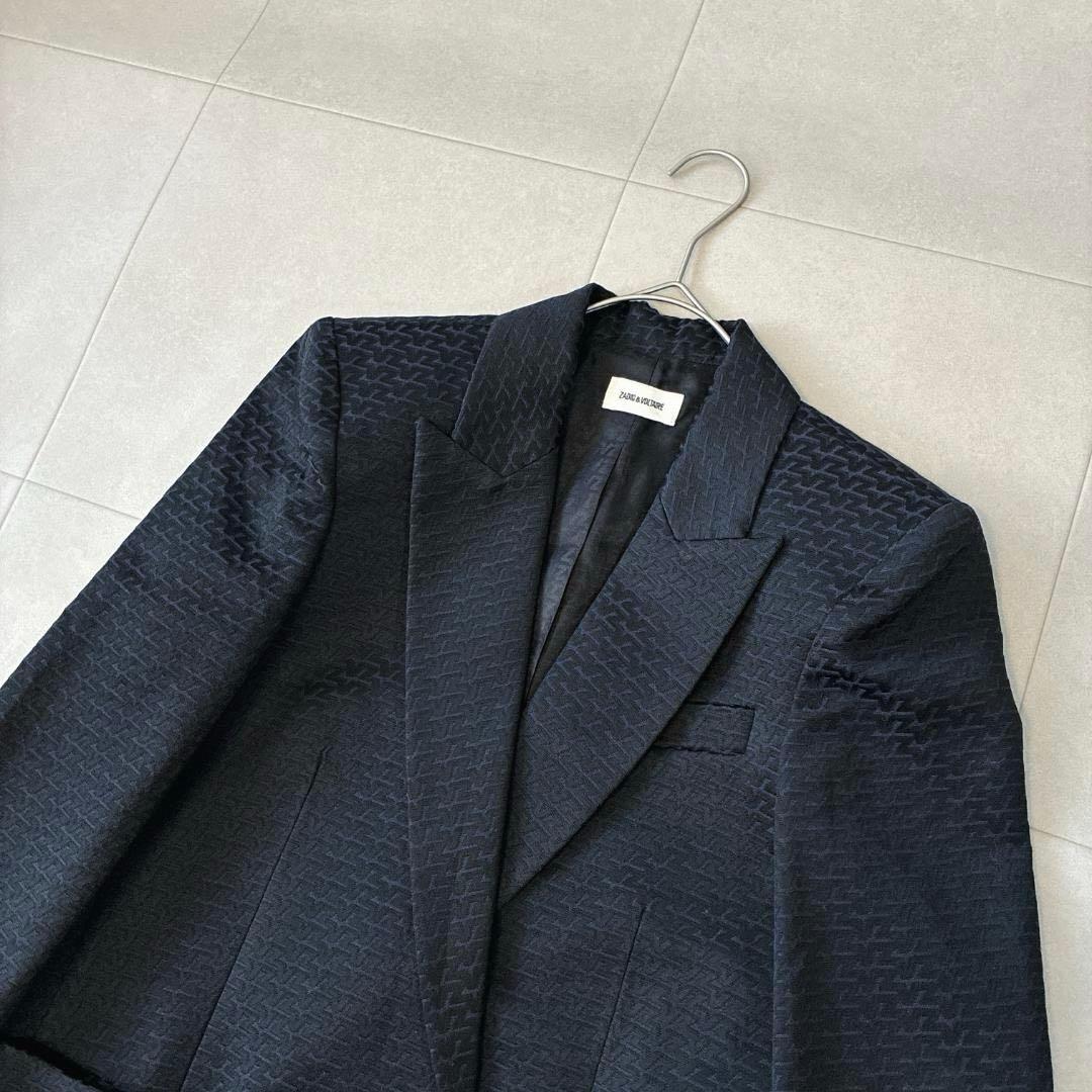 美品 ザディグエヴォルテール♡総柄 ジャガード ダブルブレスト ジャケット
