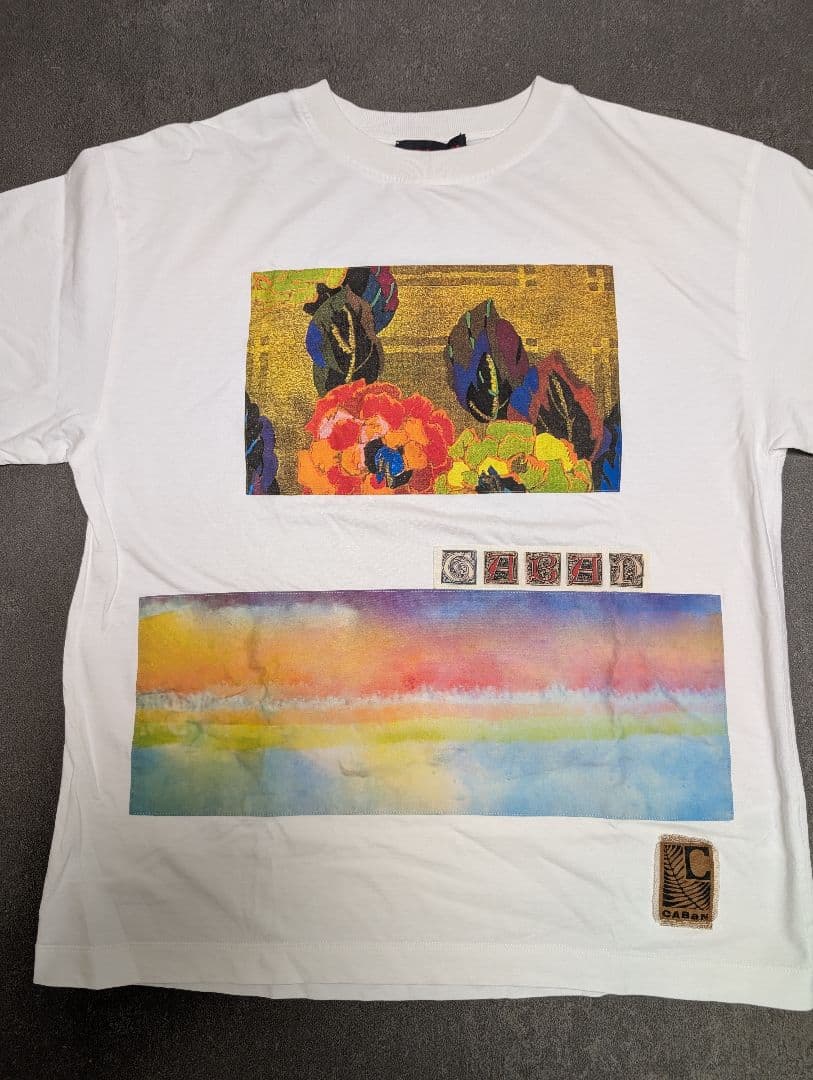 CABaN スビンコットン IBIZA プリントTシャツ