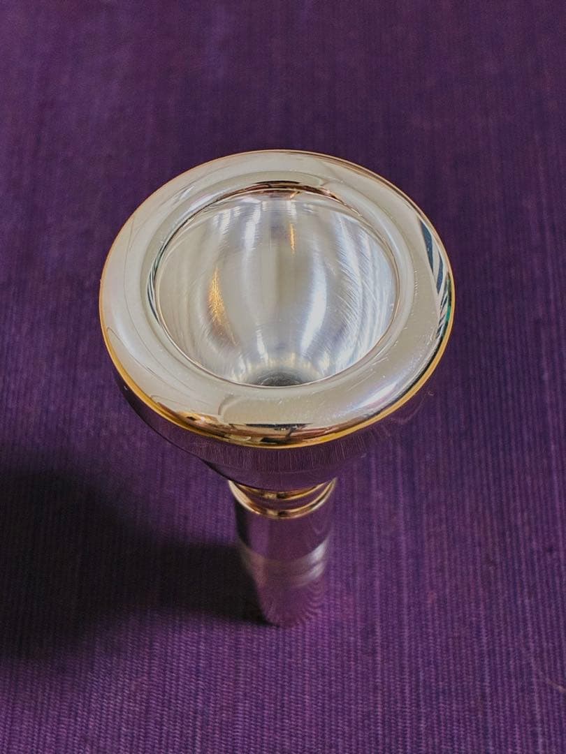 LASKEY ラスキー 59MD トロンボーン マウスピース 銀メッキ仕上げ