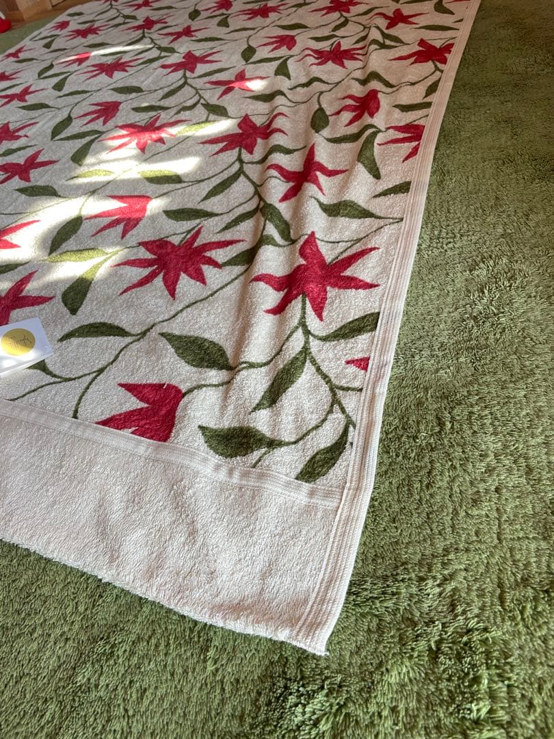 丸洗い可【シビラ】タオルケット140×190（フローレス）2枚セット