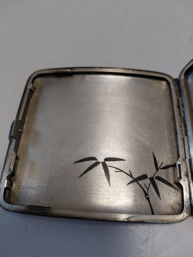 銀製　シガレットケース　Silver950