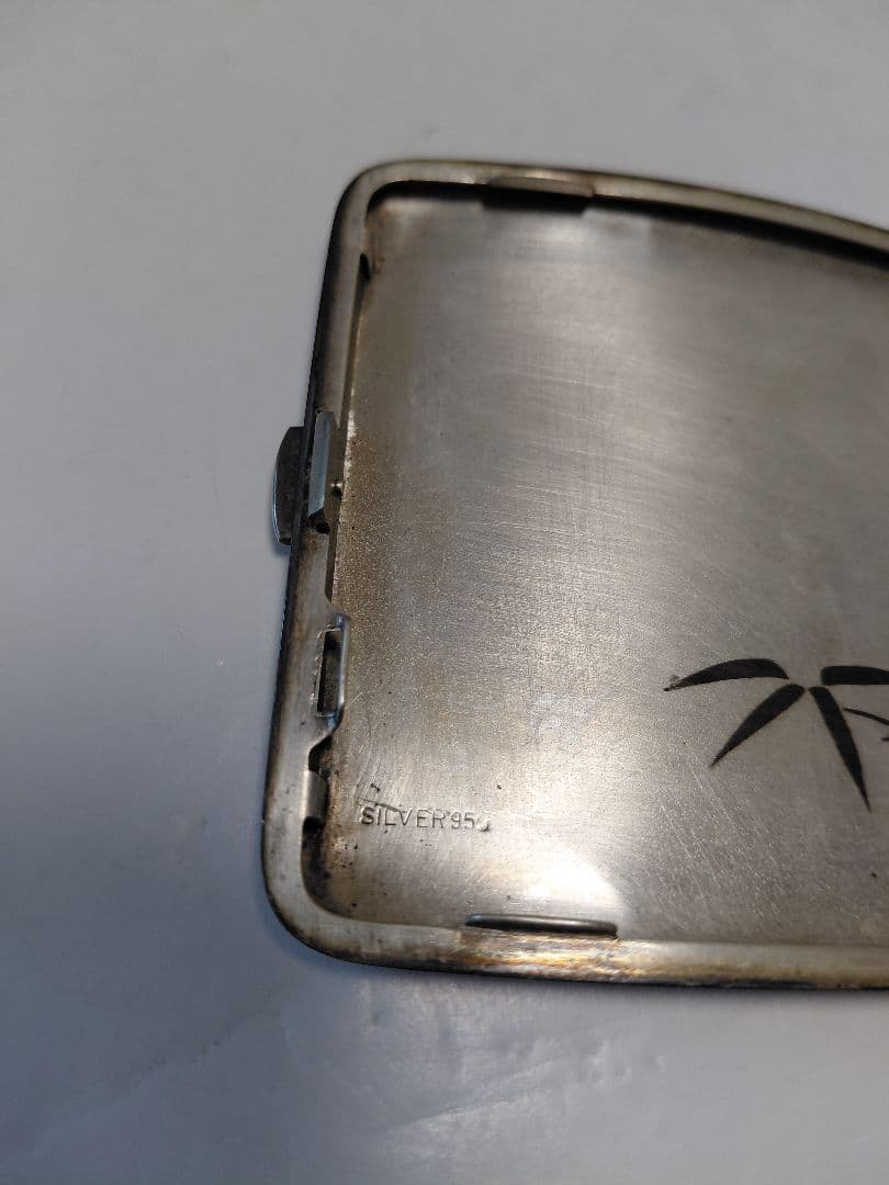 銀製　シガレットケース　Silver950
