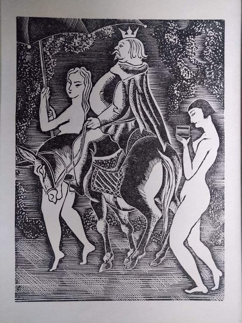 T様用 FF藤田嗣治の木版画　1925年制作